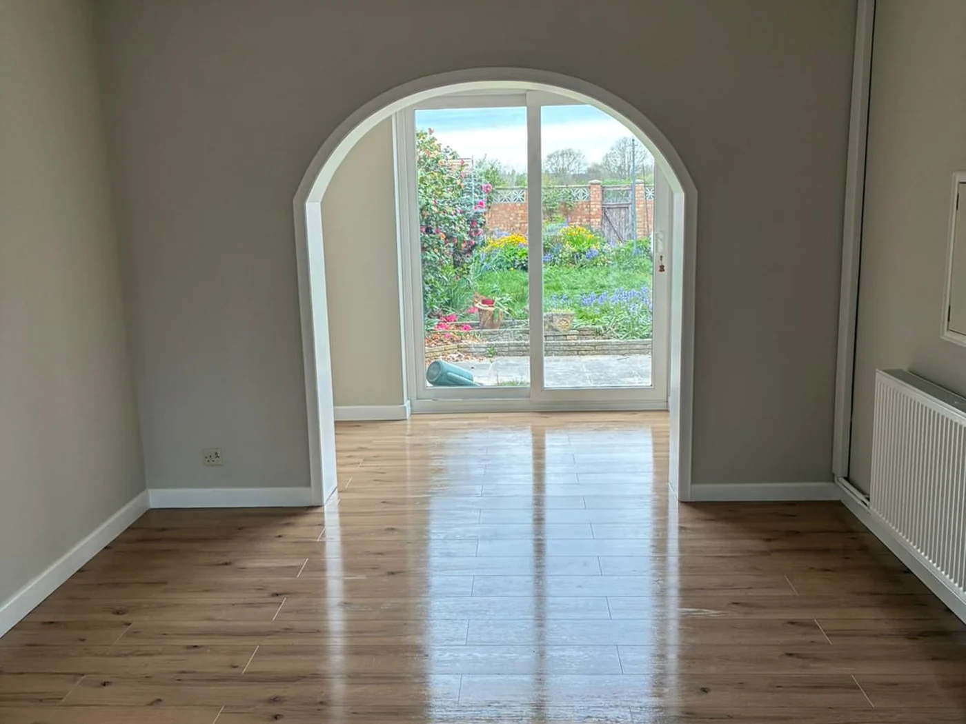 A cleaned room in Ealing